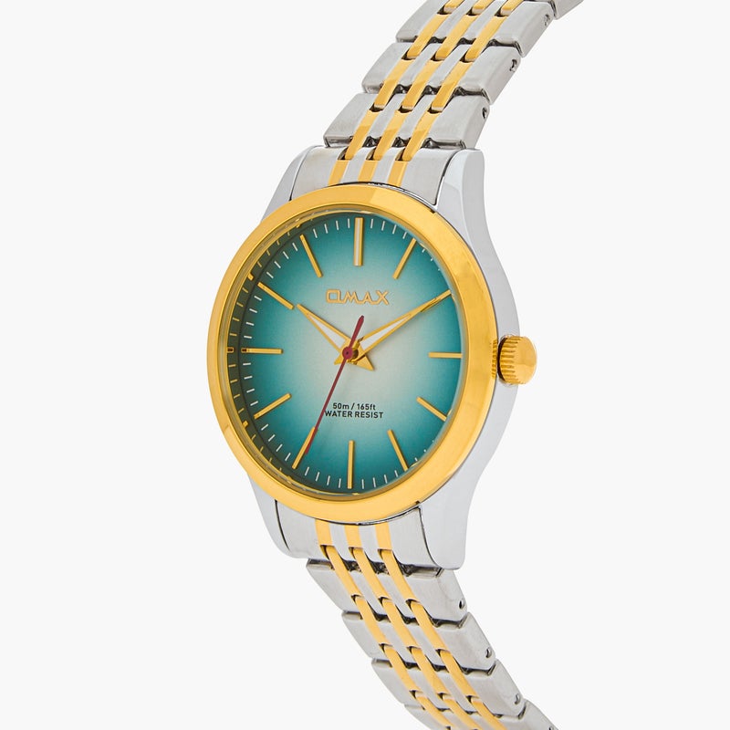 OMAX Gold and Silver Analog Wrist Watch for Women - Image 4